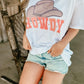 Howdy Star Cowgirl Hat Tee
