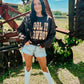 Cool It Cowboy Western Font Puff Sweatshirt
