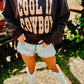 Cool It Cowboy Western Font Puff Sweatshirt