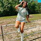 Howdy Cowboy Happy Chenille Patch Tee