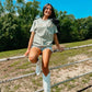 Howdy Cowboy Happy Chenille Patch Tee