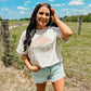 Howdy Western Cowgirl Hat Tee