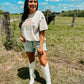 Howdy Western Cowgirl Hat Tee
