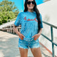 Custom School Yarn Puff Tee