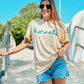 Custom School Yarn Puff Tee