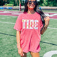 Custom Check Pattern Applique Tee