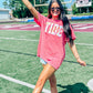 Custom Check Pattern Applique Tee