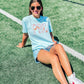 Custom Retro Happy's Pastel Applique Tee