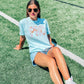 Custom Retro Happy's Pastel Applique Tee