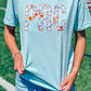 Custom Retro Happy's Pastel Applique Tee