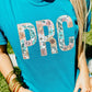 Custom Floral Block Applique Tee