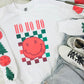 Ho Ho Drippy Smiley With Sleeve Longsleeve Tee