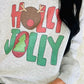 Holly Jolly Reindeer Tree Sweatshirt