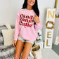 Candy Cane Cutie Starry Sweatshirt