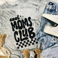 Cool Mom's Club Sparkly Checkered Color Blast Tee
