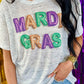 Mardi Gras Balloons Marble Tee