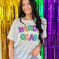 Mardi Gras Balloons Marble Tee