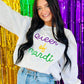 Queen Of Mardi Multi Rope Embroidered Sweatshirt
