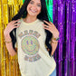 Varsity Mardi Gras Leopard Happy Tee