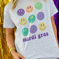 Mardi Gras Happy Stacked Tee