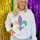 Fleur De Lis Multi Color Sweatshirt