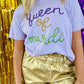 Queen of Mardi Glitter Tee