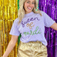 Queen of Mardi Glitter Tee