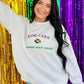 King Cake Calories Embroidery Sweatshirt