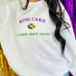 King Cake Calories Embroidery Sweatshirt