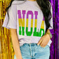 Nola Multi Glitter Stack Tee