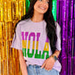 Nola Multi Glitter Stack Tee