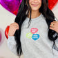 Message Heart Candy's Embroidered Sweatshirt