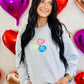 Message Heart Candy's Embroidered Sweatshirt