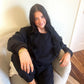 Custom Tonal Embroidered Sweatshirt