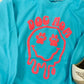 Dog Mom Drippy Paw Eye Puff Sweatshirt