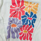 Colorful Cute Funky Floral Sweatshirt