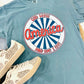 God Bless America Land That I Love Circle Tee