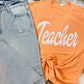 Teacher Barbie Font Puff Tee
