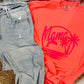 Mama Sunset Barbie Puff Tee