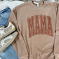 Mama Arched Varsity Puff Top