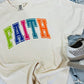 Faith Bright Multi Color Tee