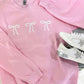 Simple Ribbon Trio Puff Sweatshirt