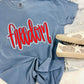 Freedom Double Vinyl Puff/Glitter Combo Tee
