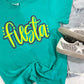 Fiesta Double Vinyl Puff/Glitter Combo Tee