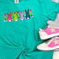 Checkered Multicolored Bunny's Easter Tee