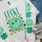 Lucky Drip Smile Sweatshirt With Sleeve Details