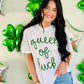 Queen Of Luck Glitter Yarn Tee