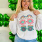 St. Patrick's Day Lucky Glasses Stack Sweatshirt