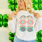 St. Patrick's Day Lucky Glasses Stack Sweatshirt