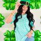 Multi Green Lucky Stacked Tee